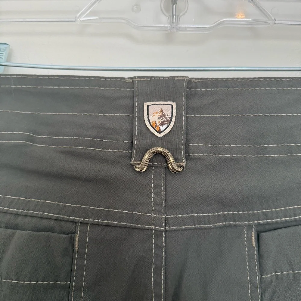 Kuhl Dark Green Casual Outdoor Hiking Cargo Shorts Men's Size 34‎ Gorpcore